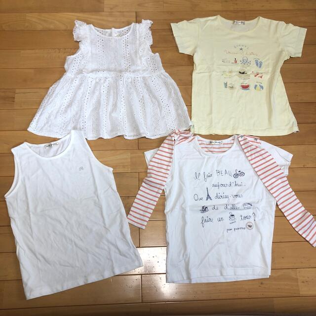 pom ponette(ポンポネット)のポンポネット  L(160) Tシャツ三点セット キッズ/ベビー/マタニティのキッズ服女の子用(90cm~)(Tシャツ/カットソー)の商品写真