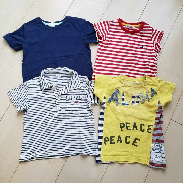 JUNK STORE(ジャンクストアー)の90：ブランドいろいろ半袖セット① キッズ/ベビー/マタニティのキッズ服男の子用(90cm~)(Tシャツ/カットソー)の商品写真