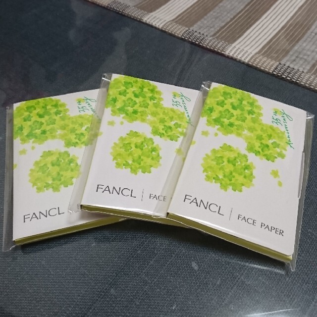 FANCL(ファンケル)のFANCL  フェイスペーパー 大判タイプ 35th 3Pセット コスメ/美容のメイク道具/ケアグッズ(あぶらとり紙)の商品写真