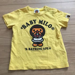 アベイシングエイプ(A BATHING APE)のBAPEKIDS  BABYMILO Tシャツ(Ｔシャツ)