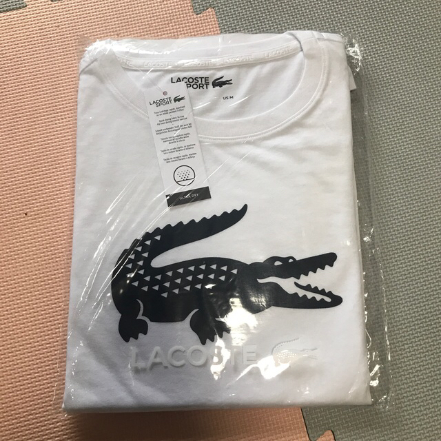 値下げ新品☆ラコステ　LACOSTE☆ビックワニ　Tシャツ☆Mサイズ