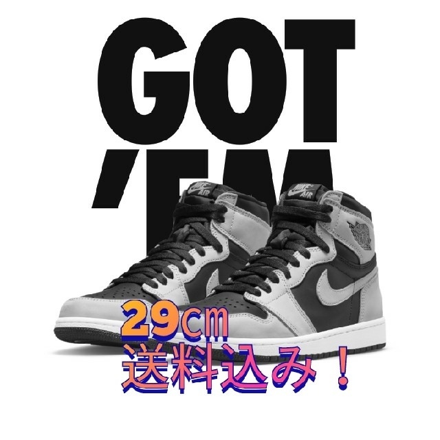 Air Jordan 1 Retro High OG Shadow 29㎝