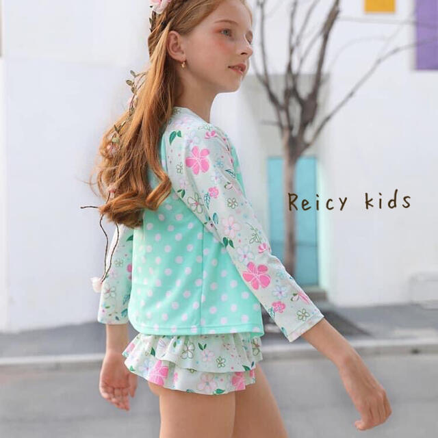 新品 ラッシュガード 前開き ファスナー 90 女の子 ビキニ 帽子 セットの通販 By Reicy Kids Shop ラクマ