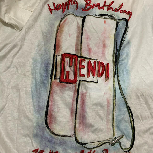 FENDI Tシャツ　42  ビンテージ　タグ付き新品 1