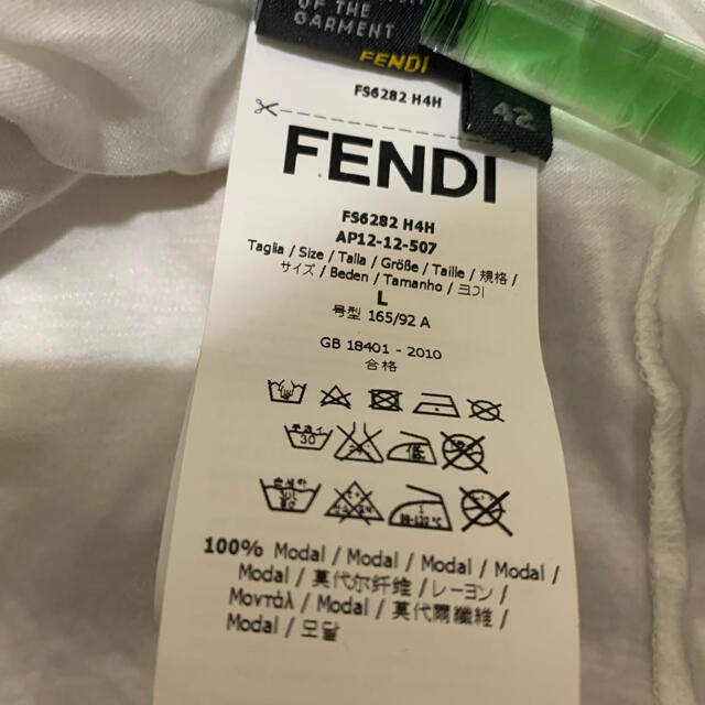 FENDI Tシャツ　42  ビンテージ　タグ付き新品 4