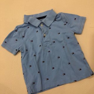 トミーヒルフィガー(TOMMY HILFIGER)のトミーヒルフィガー子供ポロシャツ男の子90100きれいめ2-3才(Tシャツ/カットソー)