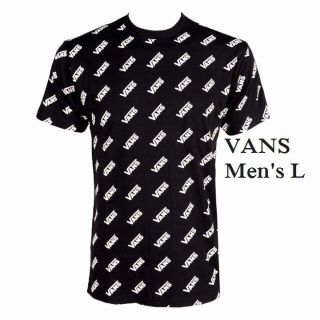 ヴァンズ(VANS)の海外限定 新品 メンズL VANS バンズ Tシャツ 半袖 マルチロゴ ブラック(Tシャツ/カットソー(半袖/袖なし))