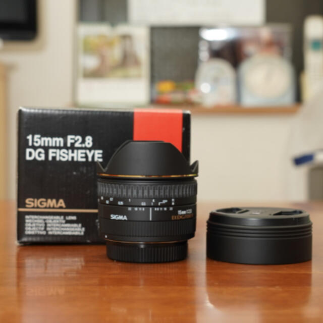 SIGMA(シグマ)のSIGMA 15mm F2.8 EX DG DIAGONAL FISHEYE スマホ/家電/カメラのカメラ(レンズ(単焦点))の商品写真