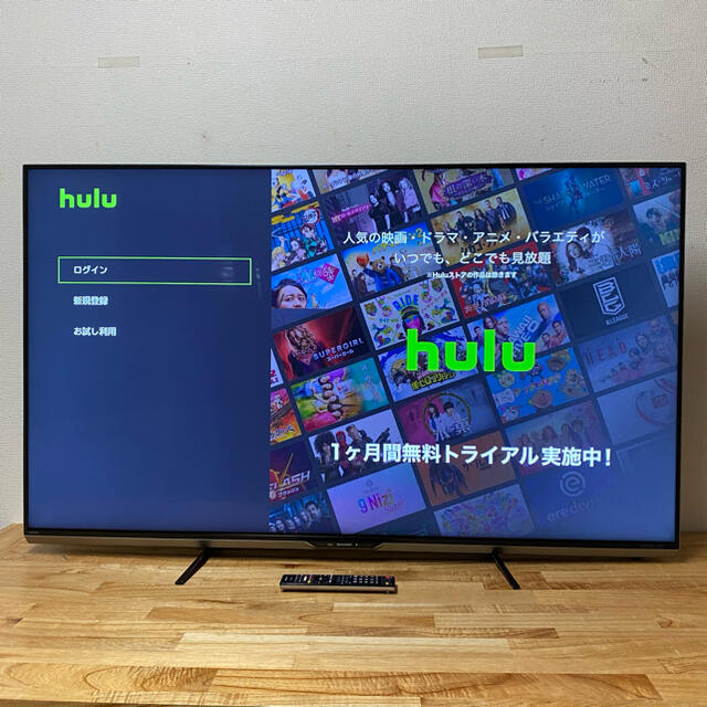 AQUOS(アクオス)のシャープ 60V型 4K 液晶テレビ AQUOS LC-60US30 ネット動画 スマホ/家電/カメラのテレビ/映像機器(テレビ)の商品写真