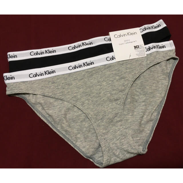 Calvin Klein(カルバンクライン)の新品　S 定番カルバンクライン ショーツ  二枚セット レディースの下着/アンダーウェア(ショーツ)の商品写真