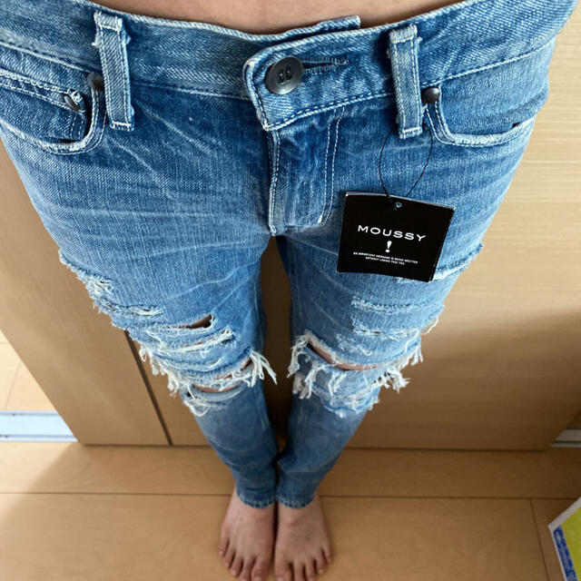 moussy/ダメージデニム H4Sky0ZH24