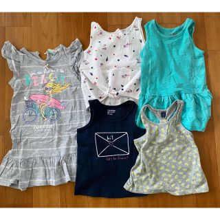 オールドネイビー(Old Navy)の★★女の子用 夏服100cm★5点まとめ売り★★old navy babyGap(Tシャツ/カットソー)