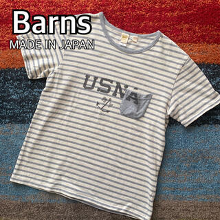 バーンズアウトフィッターズ(Barns OUTFITTERS)のBARNS バーンズ 半袖カットソー Tシャツ 日本製 ポケT USNA(Tシャツ/カットソー(半袖/袖なし))