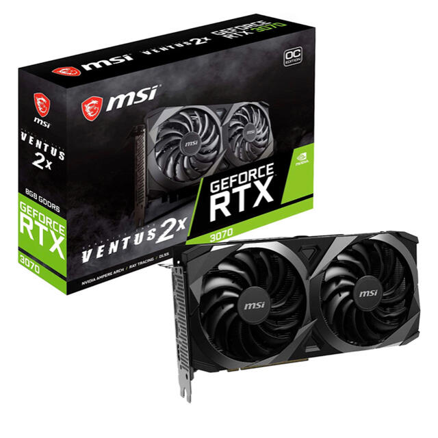 PCパーツ新品未開封　MSI RTX3070  グラフィックボード