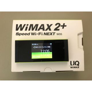 ファーウェイ(HUAWEI)のWiMAX 2+ SPEED Wi-Fi NEXT W05(PC周辺機器)