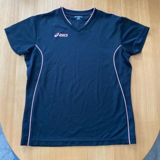 アシックス(asics)の💖asics スポーツTシャツ💖ブラック(Tシャツ(半袖/袖なし))