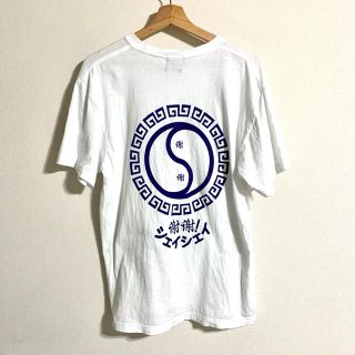 ジエダ(Jieda)の【美品】SHEISHEI 謝謝 シェイシェイ カタカナTシャツ ロゴ Lサイズ(Tシャツ/カットソー(半袖/袖なし))