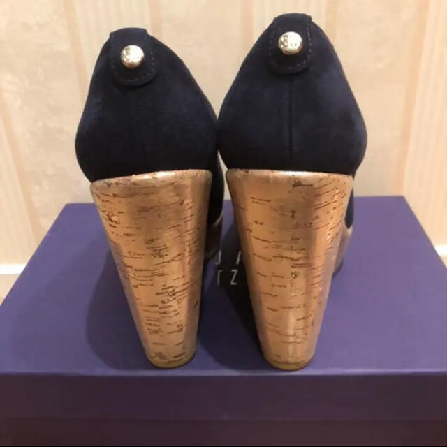 Stuart Weitzman - スチュアートワイツマン ネイビー色 パンプス 美品