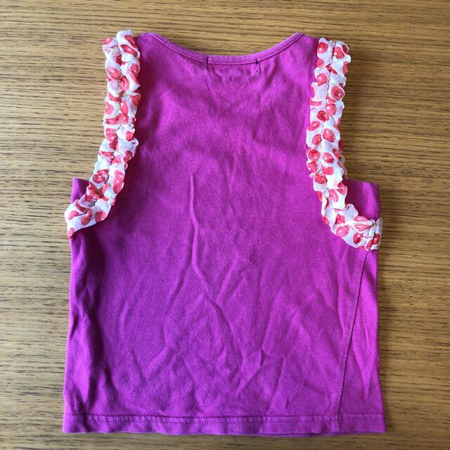 ノースリーブシャツ　120 キッズ/ベビー/マタニティのキッズ服女の子用(90cm~)(Tシャツ/カットソー)の商品写真