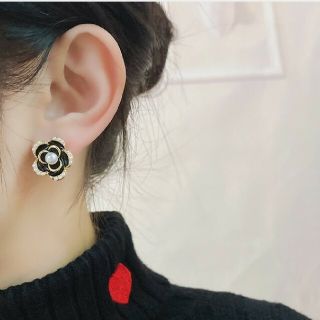 フラワー パール ピアス (ピアス)