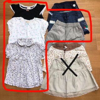 ビケット(Biquette)の【専用】女の子　夏服　110サイズ　まとめ売り　セット(スカート)