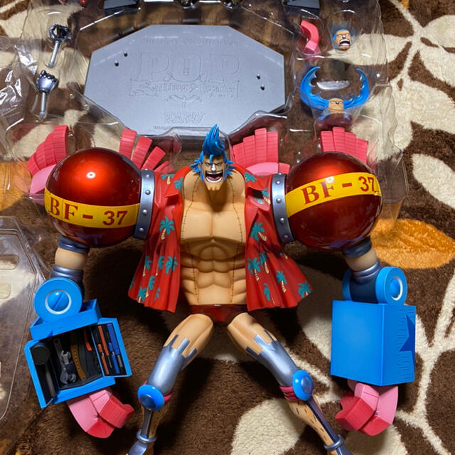 MegaHouse - P.O.P アーマードフランキー ワンピース フィギュア