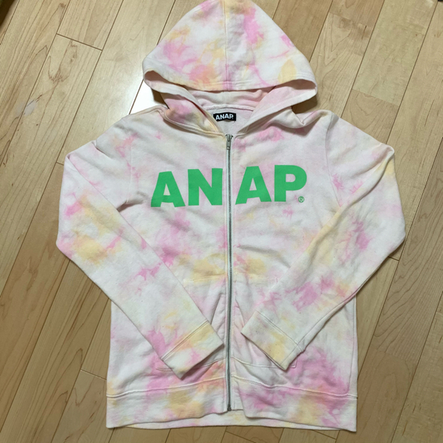 ANAP(アナップ)のANAP タイダイ配色ZIPパーカー スウェットパーカー レディースのトップス(パーカー)の商品写真