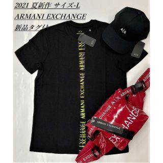 アルマーニエクスチェンジ(ARMANI EXCHANGE)の大人気/ギフトにも/2021夏新作/ A|Xロゴ/ Tシャツ08B/サイズ-L(Tシャツ/カットソー(半袖/袖なし))