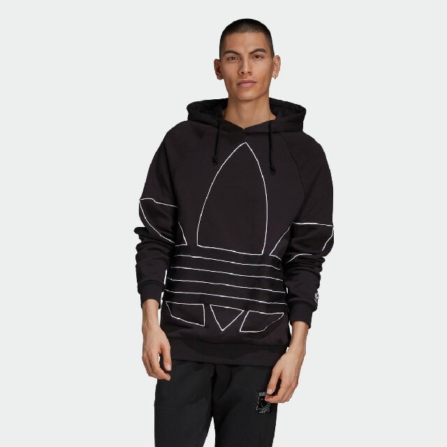 メーカー直売 アディダス adidas パーカー プリント ビッグロゴ