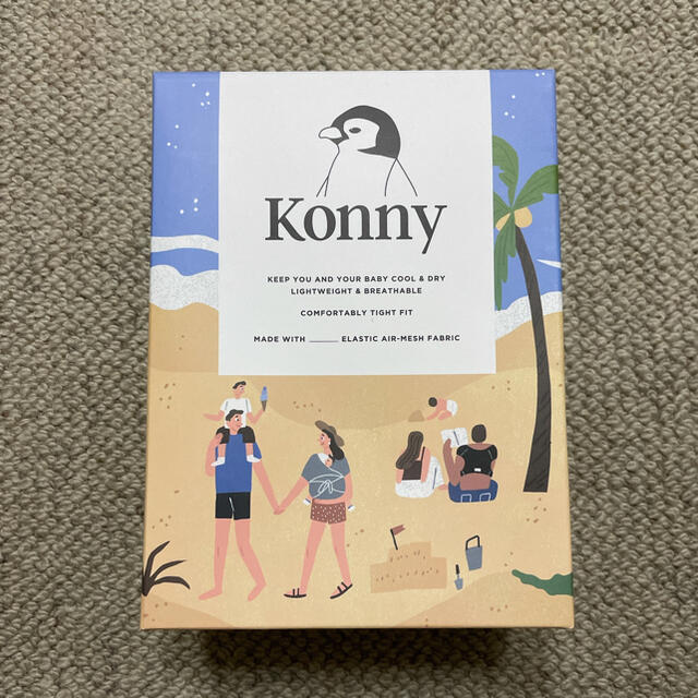 コニー conny 抱っこ紐 ベビーキャリア サマー メッシュ 新品 XS キッズ/ベビー/マタニティの外出/移動用品(抱っこひも/おんぶひも)の商品写真