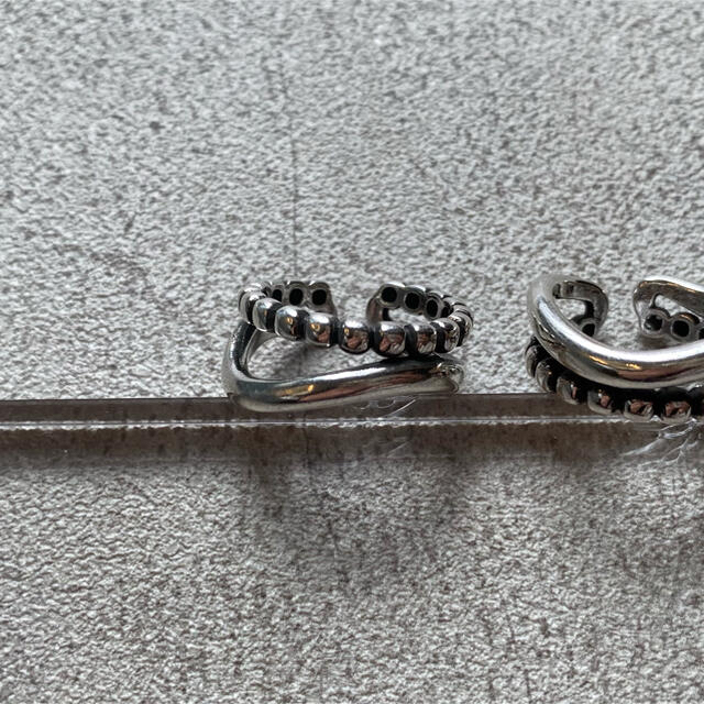 リング　2個セット　silver925  ring 指輪　アクセサリー レディースのアクセサリー(リング(指輪))の商品写真