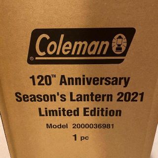 コールマン(Coleman)のコールマン 120th アニバーサリー シーズンズ ランタン 2021(ライト/ランタン)