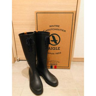 エーグル(AIGLE)のエーグル　レインブーツ　黒(レインブーツ/長靴)