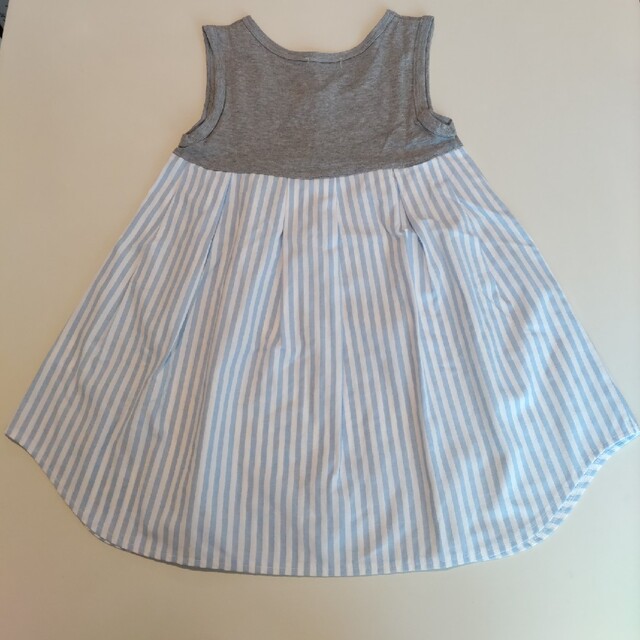 ノースリーブ☆シャツワンピース☆110 キッズ/ベビー/マタニティのキッズ服女の子用(90cm~)(ワンピース)の商品写真