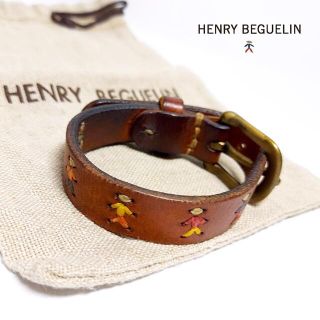 HENRY BEGUELIN アリゲーター ブレスレット