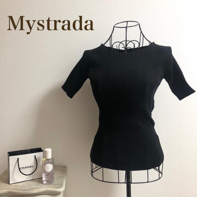 Mystrada(マイストラーダ)のMystrada★マイストラーダ★リブニット レディースのトップス(ニット/セーター)の商品写真