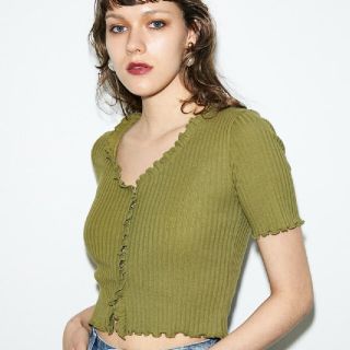 マウジー(moussy)のMOUSSY ニットトップス(ニット/セーター)