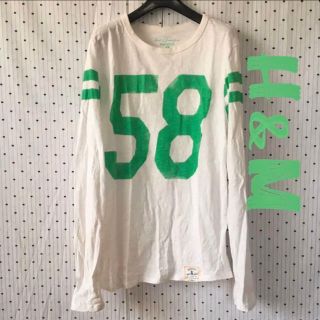 エイチアンドエム(H&M)のＨ&Ｍ エイチアンドエム限定カレッジロングスリーブＴシャツ170(Tシャツ/カットソー(七分/長袖))