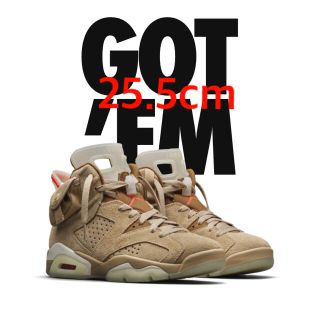 ナイキ(NIKE)のtravis scott jordan6(スニーカー)