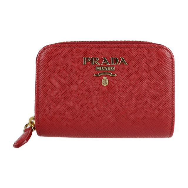 PRADA プラダ サフィアーノメタル カードケース 1ML040 レザー FUOCO