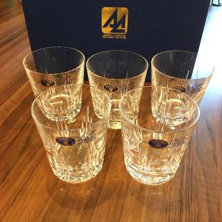 ボヘミア クリスタル(BOHEMIA Cristal)のボヘミアクリスタルグラス新品未使用品☆アデリアクリスタル(グラス/カップ)