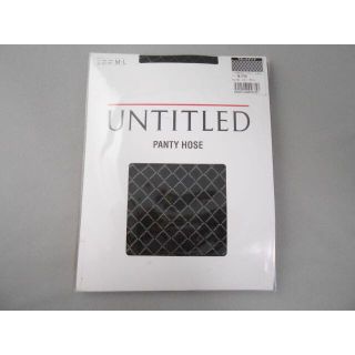 アンタイトル(UNTITLED)の【UNTITLED】ストッキングM~L ブラック　 中古　未使用(タイツ/ストッキング)