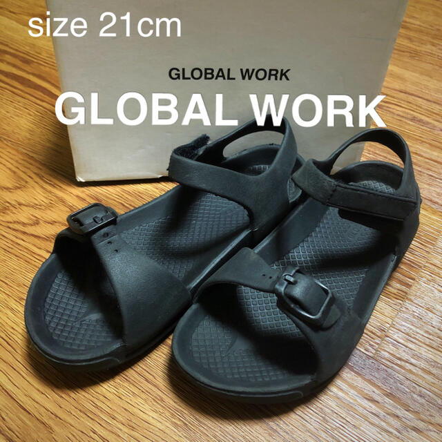 GLOBAL WORK(グローバルワーク)のGLOBAL WORK キッズ　サンダル　21cm キッズ/ベビー/マタニティのキッズ靴/シューズ(15cm~)(サンダル)の商品写真