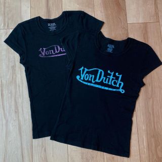 ボンダッチ(Von Dutch)のレディースTシャツ ２枚セット(Tシャツ(半袖/袖なし))