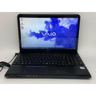 バイオ(VAIO)のVAIO Windows10 SONY ブラックノートパソコン オフィス(ノートPC)