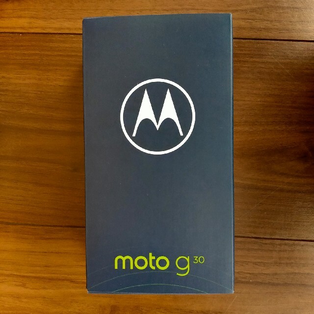 Motorola(モトローラ)のmoto g30　ダークパール　新品・未使用 スマホ/家電/カメラのスマートフォン/携帯電話(スマートフォン本体)の商品写真