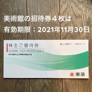 東急電鉄　株主優待券　１冊(ショッピング)