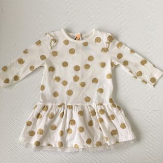 プチバトー(PETIT BATEAU)のプチバトー チュニック ワンピース 水玉(ワンピース)