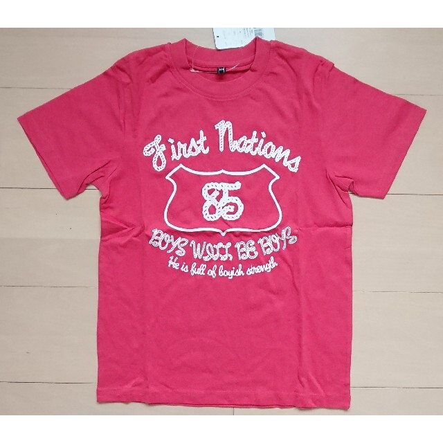 140㎝ Tシャツ 半袖 未使用 タグ付 キッズ/ベビー/マタニティのキッズ服男の子用(90cm~)(Tシャツ/カットソー)の商品写真