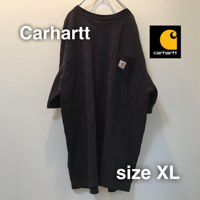 Carhartt カーハートポケットTシャツ XL ブラック　黒　オーバーサイズ